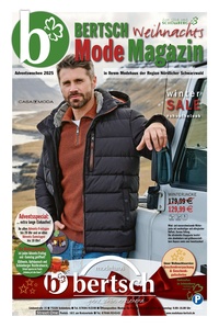 Modehaus Bertsch Prospekt - Weihnachts Mode Magazin
