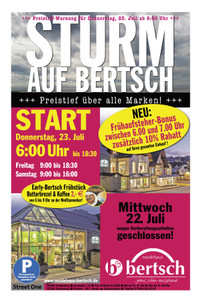 Modehaus Bertsch Prospekt - Modehaus Bertsch - Sturm auf Bertsch