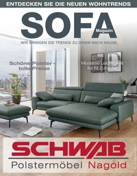 Schwab Polstermöbel Prospekt - Sofa Magazin