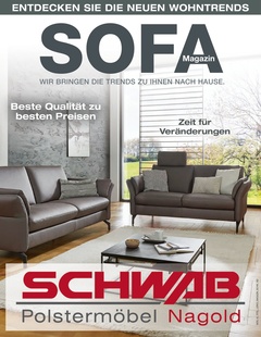 Schwab Polstermöbel Prospekt - Sofa