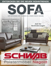 Schwab Polstermöbel Prospekt - Sofa-Magazin