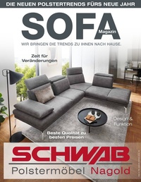 Schwab Polstermöbel Prospekt - Sofa-Magazin