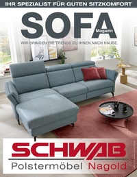 Schwab Polstermöbel Prospekt - Sofa Magazin