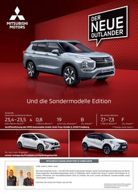 Mitsubishi Motors Prospekt - Mitsubishi Sondermodelle Edition