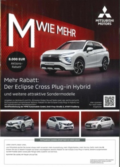 Autohaus Schmidt & Horn Putlitz Prospekt - Mitsubishi - Angebote gültig bis 30.06.2024