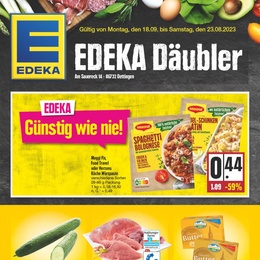 EDEKA Prospekt - Angebote ab 18.09.