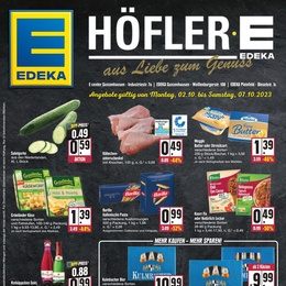 EDEKA Prospekt - Angebote ab 02.10.