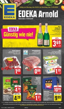 EDEKA Prospekt - Angebote ab 09.09.