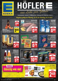 EDEKA Prospekt - Angebote ab 28.10.