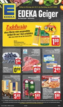 EDEKA Prospekt - Angebote ab 18.11.