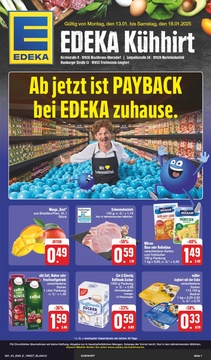 EDEKA Prospekt - Angebote ab 13.01.