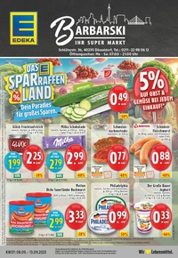 EDEKA Prospekt - Angebote ab 08.09.