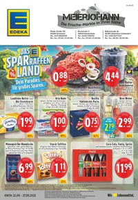 EDEKA Prospekt - Angebote ab 22.09.
