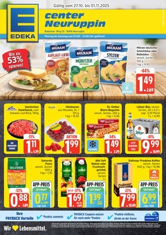 EDEKA Prospekt - Angebote ab 27.10. - Seite 1