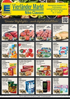 EDEKA Prospekt - Clausen - Seite 1