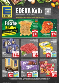EDEKA Prospekt - Angebote ab 27.10. - Seite 1