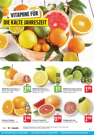 Vorschau des EDEKA Prospekts - Obst & Gemüse, Seite 34