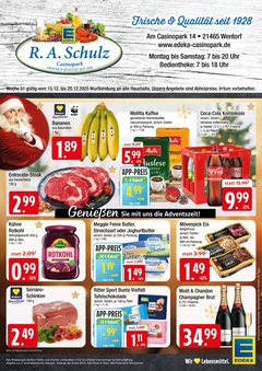 EDEKA Prospekt - Angebote ab 15.12. - Seite 1