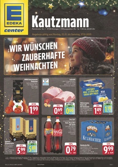 EDEKA Prospekt - Angebote ab 22.12. - Seite 1