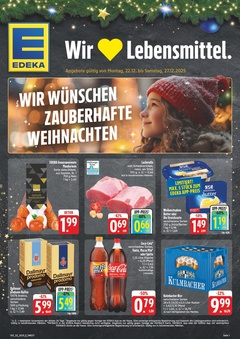 EDEKA Prospekt - Angebote ab 22.12. - Seite 1