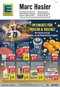 EDEKA Prospekt - Angebote ab 22.12.