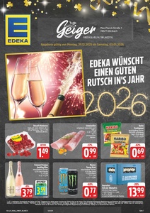 EDEKA Prospekt - Angebote ab 29.12.