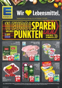 EDEKA Prospekt - Angebote ab 12.01. - Seite 1