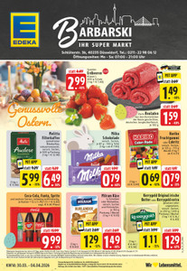 EDEKA Prospekt - Angebote ab 30.03. - Seite 1
