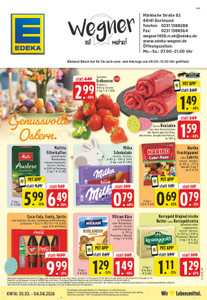EDEKA Prospekt - Angebote ab 30.03. - Seite 1