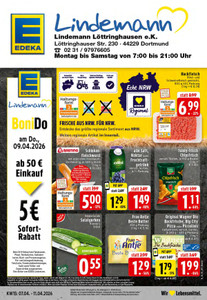 EDEKA Prospekt - Angebote ab 06.04. - Seite 1