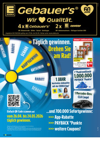 EDEKA Prospekt - Angebote ab 27.04. - Seite 1