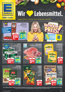 EDEKA Prospekt - Angebote ab 08.06. - Seite 1