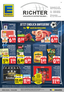 EDEKA Prospekt - Angebote ab 08.06. - Seite 1