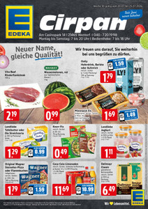 EDEKA Prospekt - Angebote ab 20.07. - Seite 1