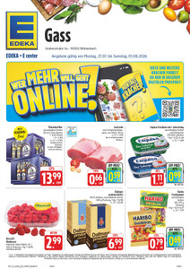 EDEKA Prospekt - Angebote ab 27.07.