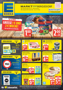 EDEKA Prospekt - Angebote ab 27.07. - Seite 1