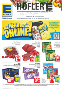 EDEKA Prospekt - Angebote ab 03.08.