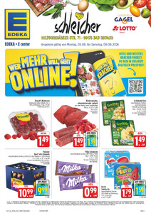 EDEKA Prospekt - Angebote ab 03.08. - Seite 1