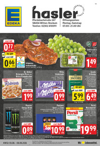 EDEKA Prospekt - Angebote ab 03.08. - Seite 1