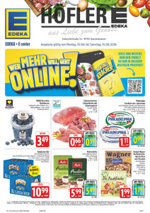 EDEKA Prospekt - Angebote ab 10.08. - Seite 1