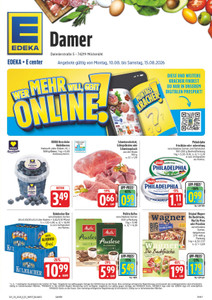 EDEKA Prospekt - Angebote ab 10.08. - Seite 1