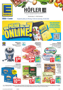 EDEKA Prospekt - Angebote ab 10.08. - Seite 1
