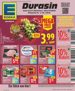 EDEKA Prospekt - Angebote ab 10.08. - Seite 1