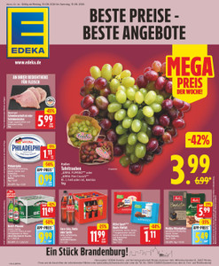 EDEKA Prospekt - Angebote ab 10.08. - Seite 1