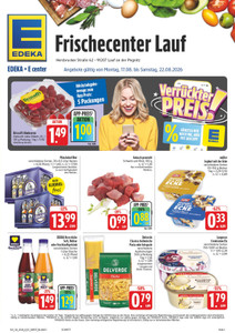 EDEKA Prospekt - Angebote ab 17.08.