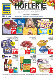 EDEKA Prospekt - Angebote ab 17.08.