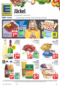 EDEKA Prospekt - Angebote ab 17.08.