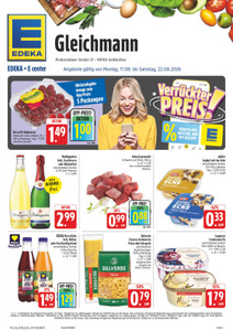 EDEKA Prospekt - Angebote ab 17.08.