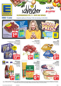 EDEKA Prospekt - Angebote ab 17.08.