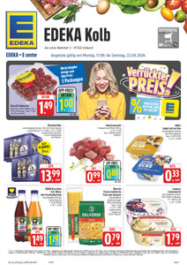 EDEKA Prospekt - Angebote ab 17.08. - Seite 1